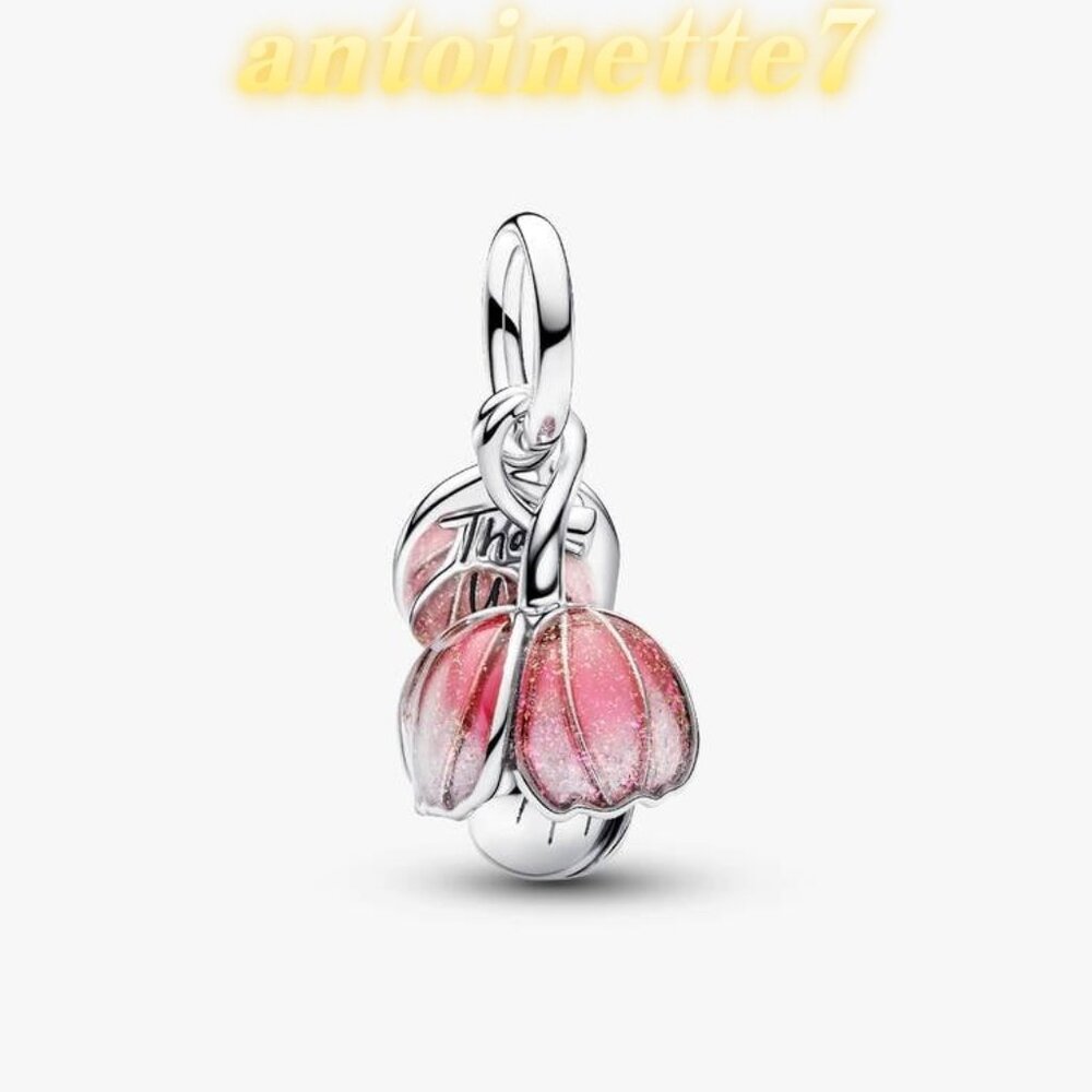 Pandora Two-Tone Blooming Flower Dangle Charm